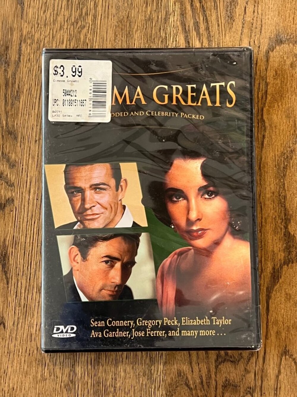 Cinema Greats 5 Movies DVD Sean Connery Gregory Peck Elizabeth Taylor New Sealed
